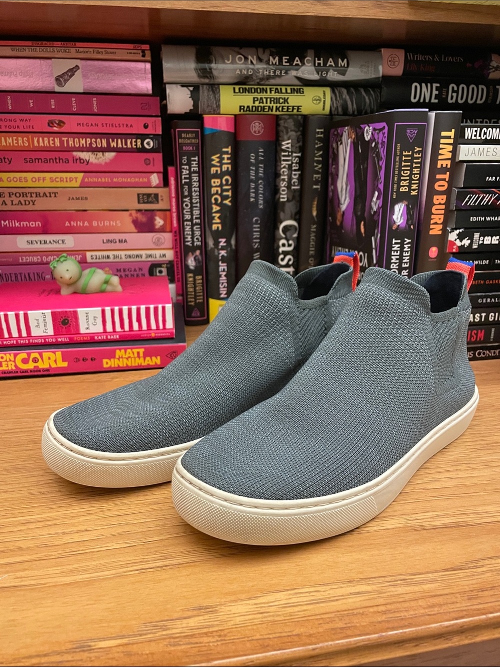 Rothy's High Top Sneakers - W, 8.5, Slate Gray